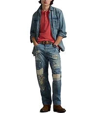 Polo Ralph Lauren Slub Jersey Short Sleeve Henley Shirt