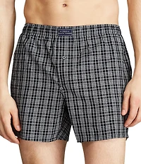 Polo Ralph Lauren Smith Black Plaid Woven Boxers