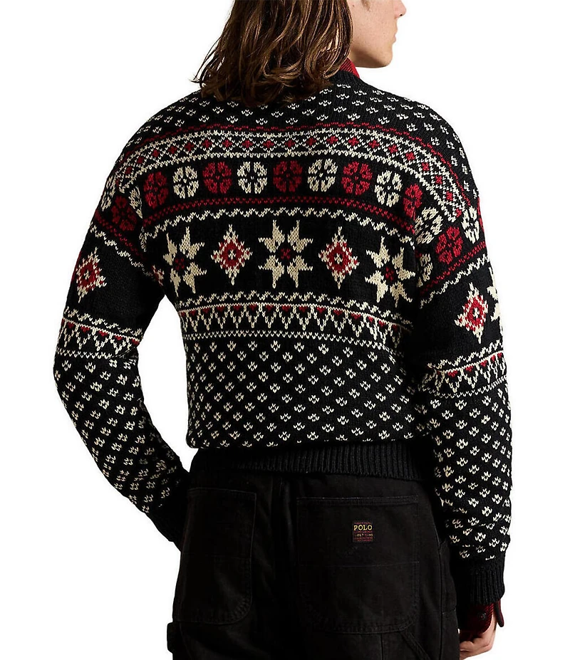 Polo Ralph Lauren Snowflake Cotton-Cashmere Sweater