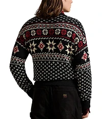 Polo Ralph Lauren Snowflake Cotton-Cashmere Sweater