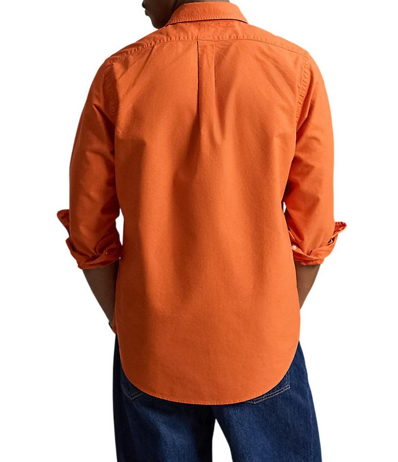 Polo Ralph Lauren Oxford Classic Fit Long Sleeve Garment Dyed Woven Shirt