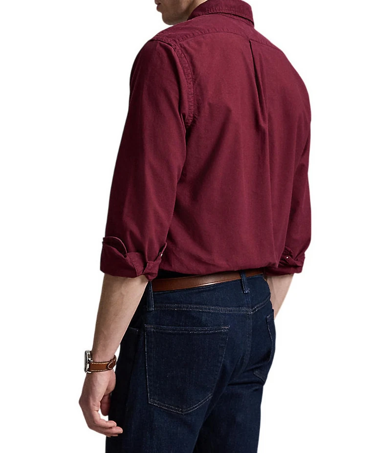 Polo Ralph Lauren Oxford Classic Fit Long Sleeve Garment Dyed Woven Shirt