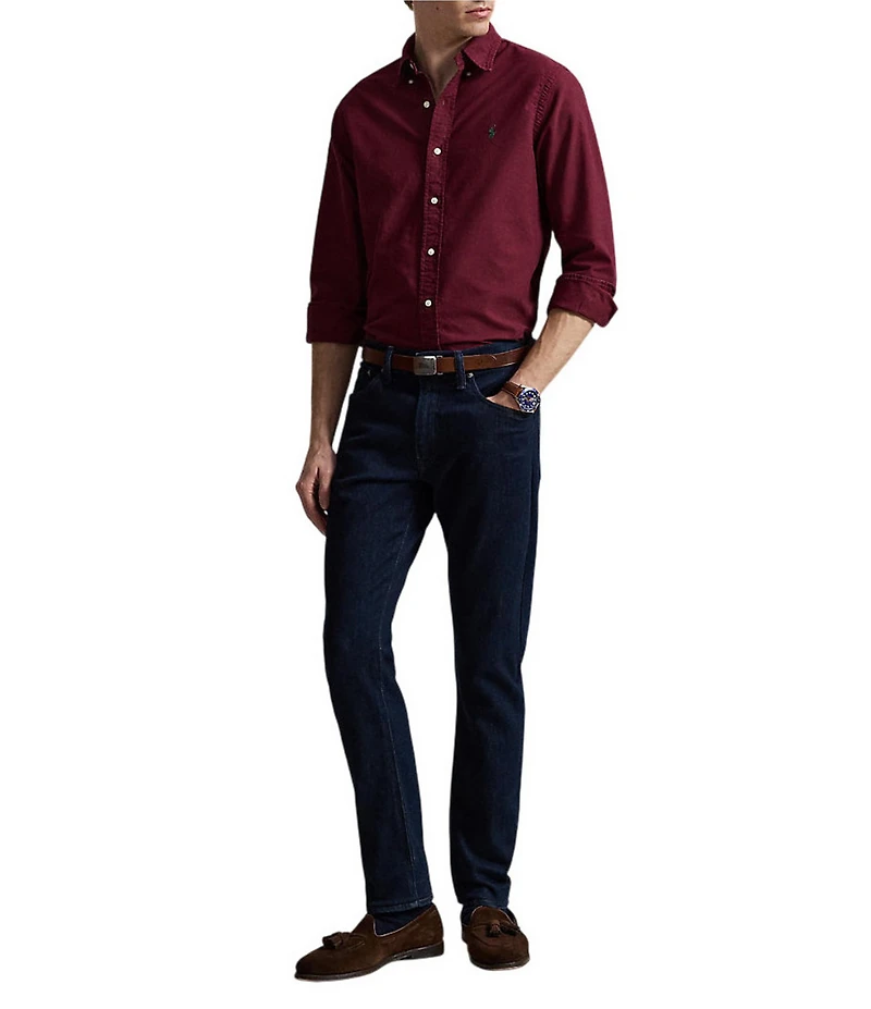 Polo Ralph Lauren Oxford Classic Fit Long Sleeve Garment Dyed Woven Shirt