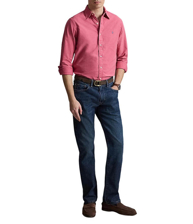 Polo Ralph Lauren Oxford Classic Fit Long Sleeve Garment Dyed Woven Shirt