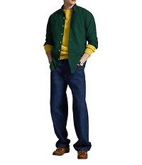 Polo Ralph Lauren Oxford Classic Fit Long Sleeve Garment Dyed Woven Shirt