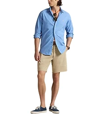 Polo Ralph Lauren Solid Garment-Dye Oxford Classic Fit Long Sleeve Woven Shirt