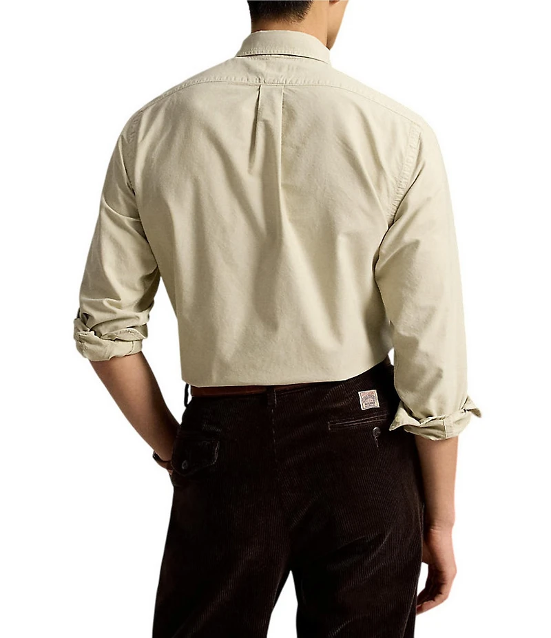 Polo Ralph Lauren Oxford Classic Fit Long Sleeve Garment Dyed Woven Shirt