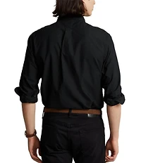 Polo Ralph Lauren Solid Garment-Dye Oxford Classic Fit Long Sleeve Woven Shirt