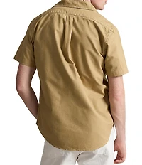 Polo Ralph Lauren Solid Garment-Dye Oxford Short Sleeve Woven Shirt