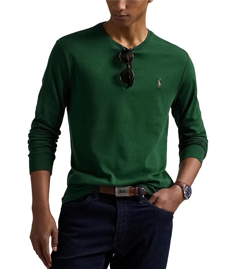 Polo Ralph Lauren Classic-Fit Soft Cotton Long Sleeve T-Shirt