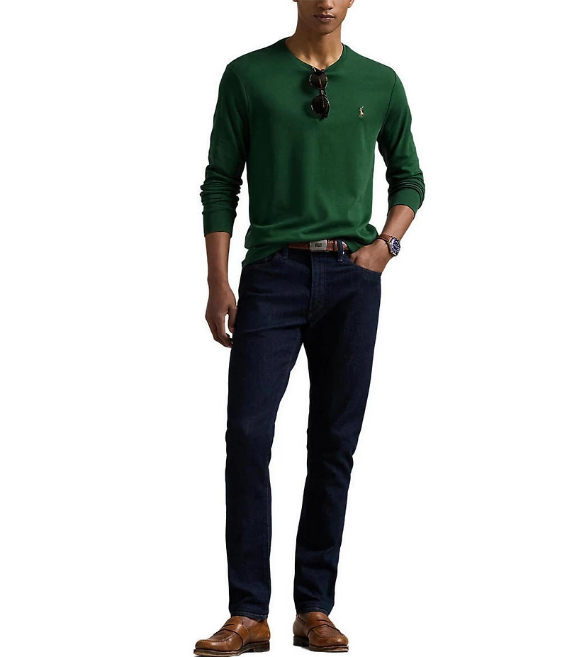 Polo Ralph Lauren Classic-Fit Soft Cotton Long Sleeve T-Shirt