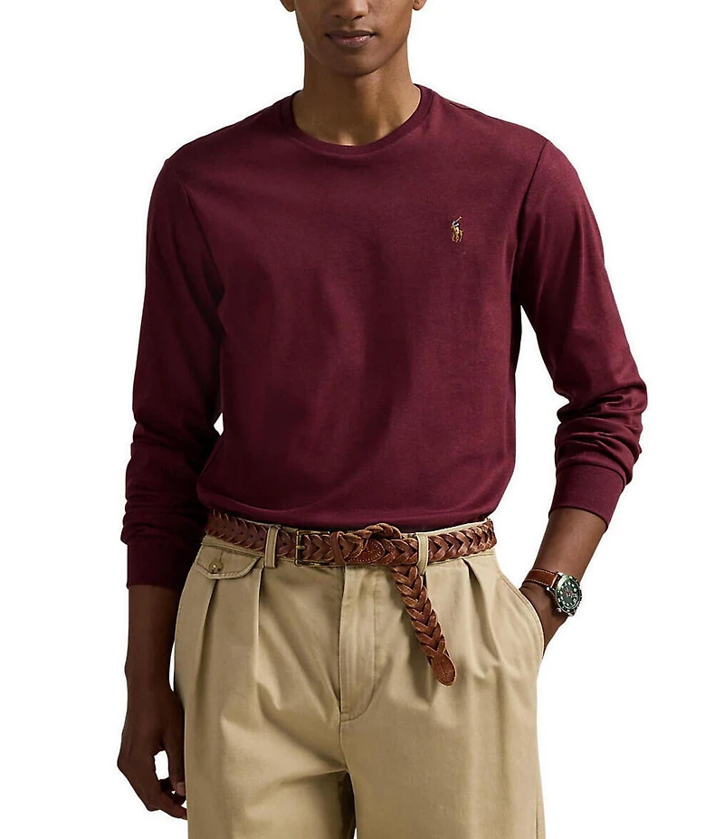 Polo Ralph Lauren Classic-Fit Soft Cotton Long Sleeve T-Shirt