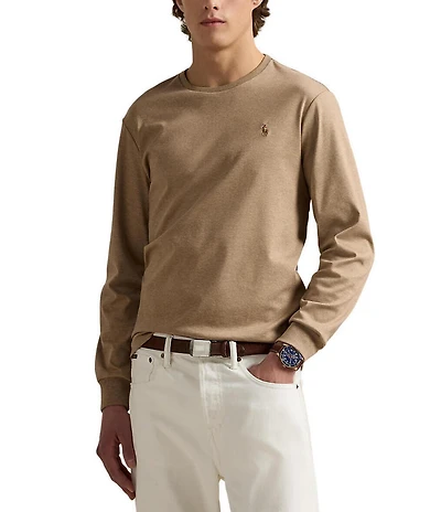 Polo Ralph Lauren Classic-Fit Soft Cotton Long Sleeve T-Shirt
