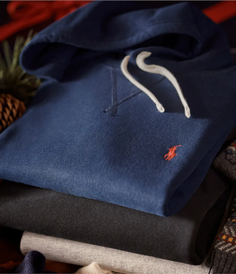Polo Ralph Lauren RL Fleece Long Sleeve Hoodie