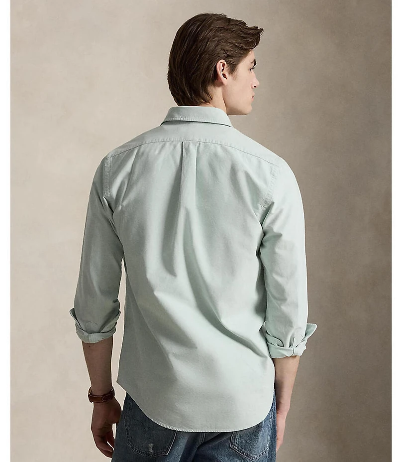 Polo Ralph Lauren Solid Oxford Long-Sleeve Woven Shirt