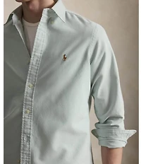 Polo Ralph Lauren Solid Oxford Long-Sleeve Woven Shirt