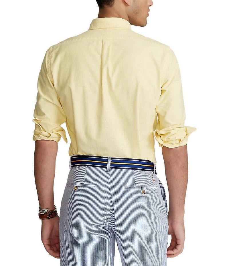 Polo Ralph Lauren Solid Oxford Long-Sleeve Woven Shirt