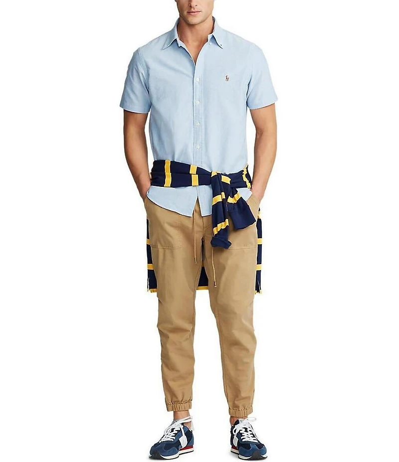 Polo Ralph Lauren Solid Oxford Short Sleeve Woven Shirt