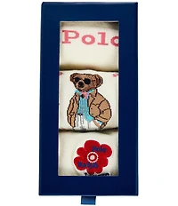 Polo Ralph Lauren Spring Bear Sock Gift Box, 3-Pack