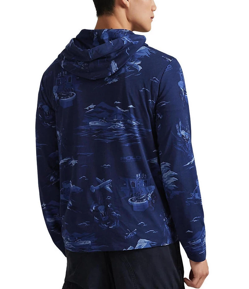 Polo Ralph Lauren Spy Bear Long Sleeve Hoodie T-Shirt