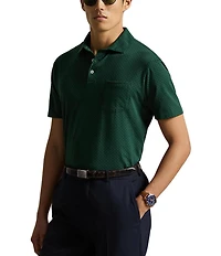Polo Ralph Lauren Standard Fit Crest Print Short Sleeve Polo Shirt