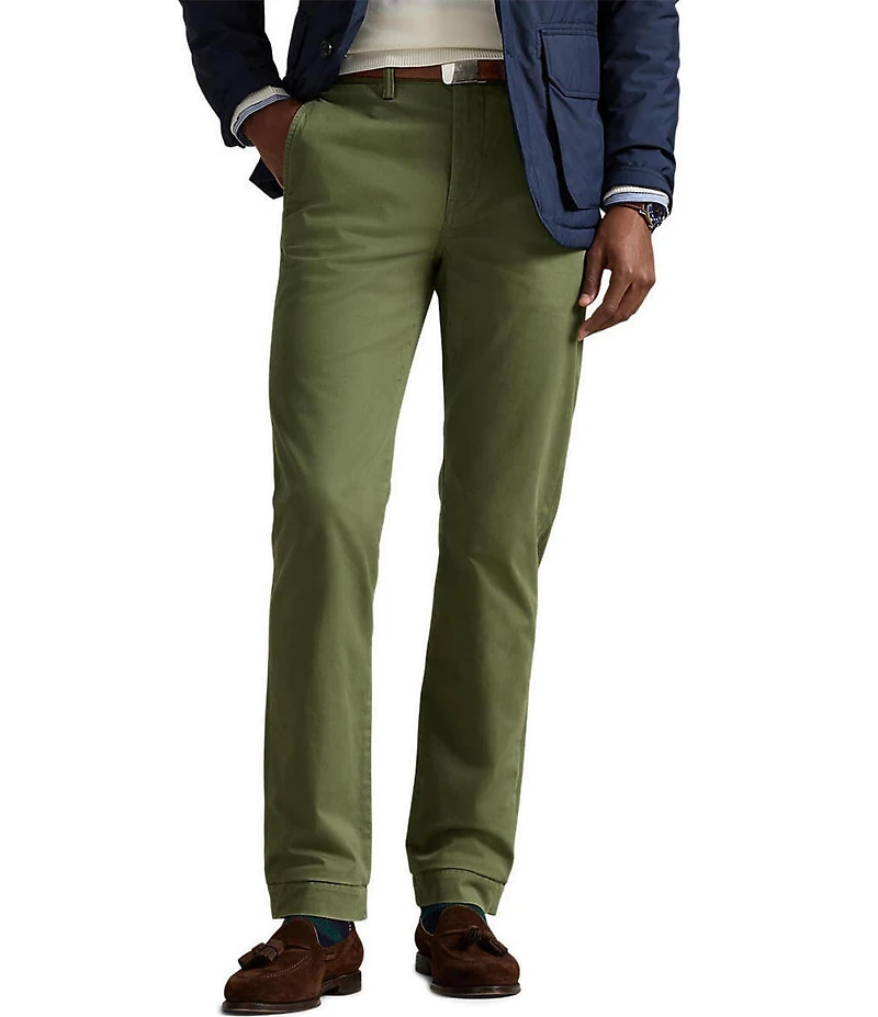 Polo Ralph Lauren Straight Fit Flat Front Stretch Twill Chino Pants