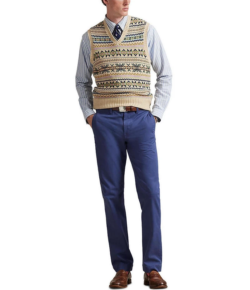 Polo Ralph Lauren Straight Fit Flat Front Stretch Twill Chino Pants