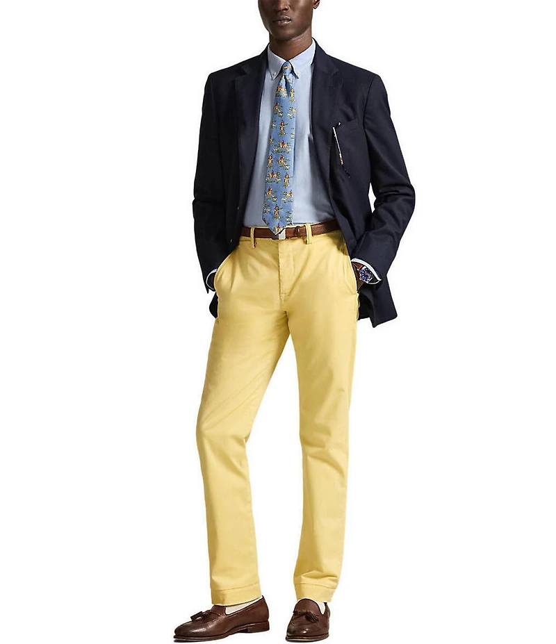 Polo Ralph Lauren Straight Fit Flat Front Stretch Twill Chino Pants