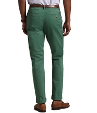 Polo Ralph Lauren Straight Fit Flat Front Stretch Twill Solid Chino Pants
