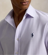 Polo Ralph Lauren Stretch Knit Oxford Long Sleeve Woven Shirt