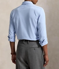 Polo Ralph Lauren Stretch Knit Oxford Long Sleeve Woven Shirt