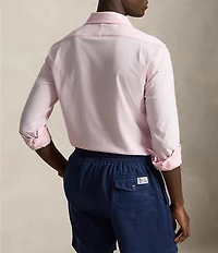 Polo Ralph Lauren Stretch Knit Oxford Long Sleeve Woven Shirt
