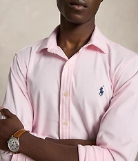 Polo Ralph Lauren Stretch Knit Oxford Long Sleeve Woven Shirt