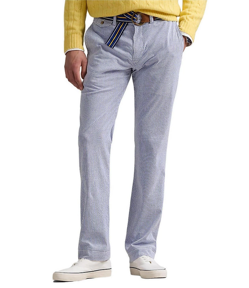 Polo Ralph Lauren Stretch Straight Fit Seersucker Pants