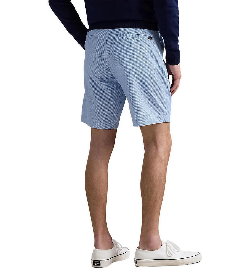 Polo Ralph Lauren Stretch Tailored Fit Pin Dot Performance Tech 9#double; Inseam Shorts