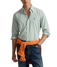 Polo Ralph Lauren Stripe Poplin Long Sleeve Woven Shirt