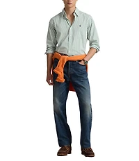 Polo Ralph Lauren Stripe Poplin Long Sleeve Woven Shirt