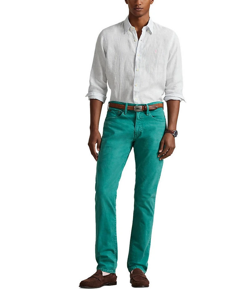 Polo Ralph Lauren Striped Linen Long Sleeve Woven Shirt