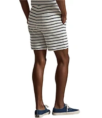 Polo Ralph Lauren Striped Textured Knit 6#double; Inseam Shorts