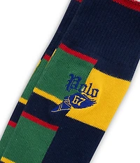 Polo Ralph Lauren Striped/Color Block Dress Socks