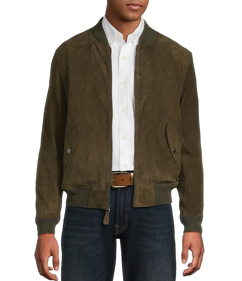 Polo Ralph Lauren Suede Bomber Jacket