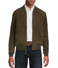 Polo Ralph Lauren Suede Bomber Jacket