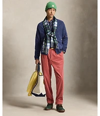 Polo Ralph Lauren Suede-Patch Wool-Cashmere Sweater