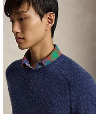 Polo Ralph Lauren Suede-Patch Wool-Cashmere Sweater
