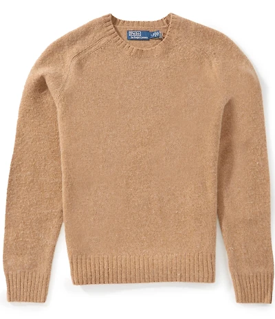 Polo Ralph Lauren Suede-Patch Wool-Cashmere Sweater