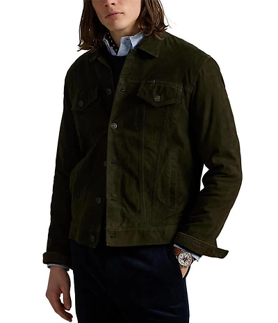 Polo Ralph Lauren Suede Trucker Jacket