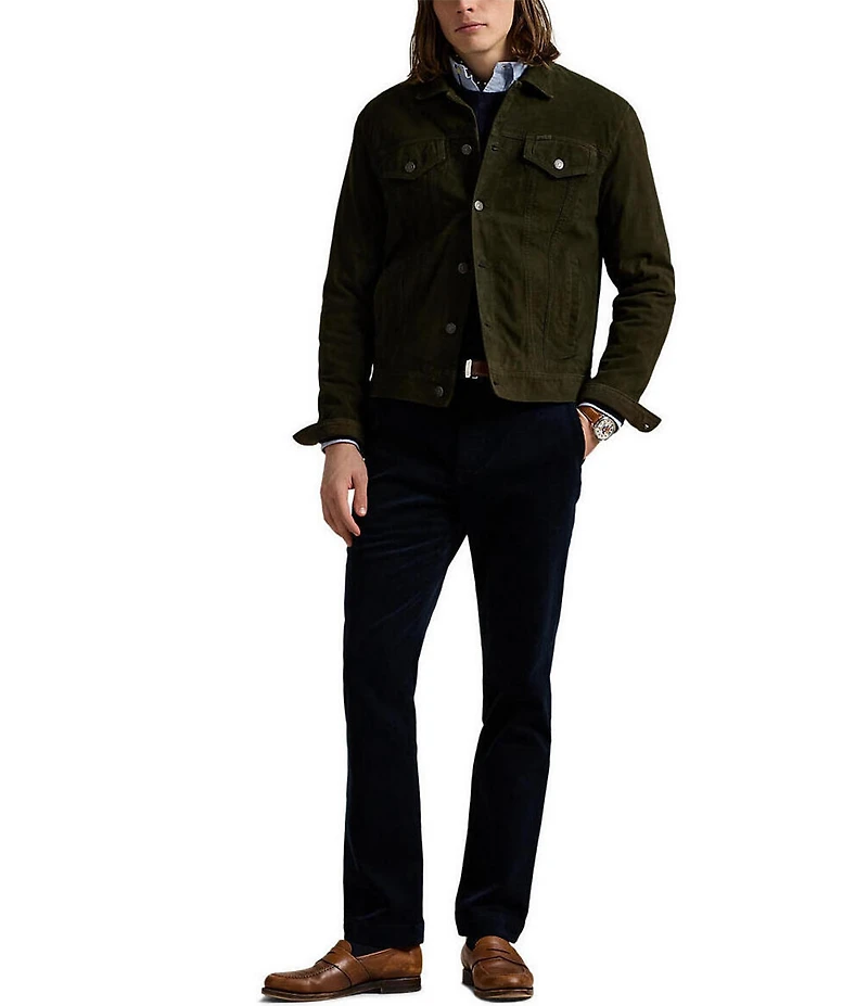 Polo Ralph Lauren Suede Trucker Jacket