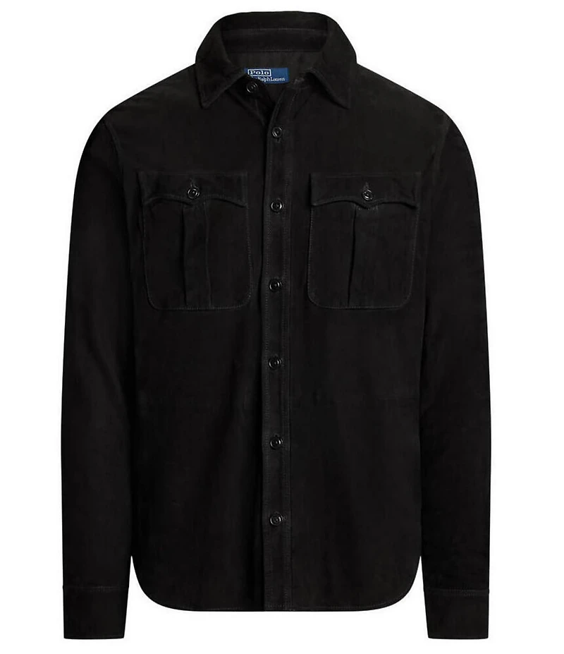 Polo Ralph Lauren Suede Utility Shirt Jacket
