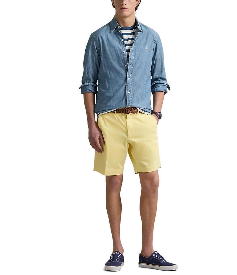 Polo Ralph Lauren Tailored Fit Performance Stretch 9#double; Inseam Shorts