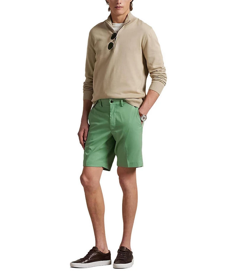 Polo Ralph Lauren Tailored Fit Performance Elastic 9#double; Inseam Shorts